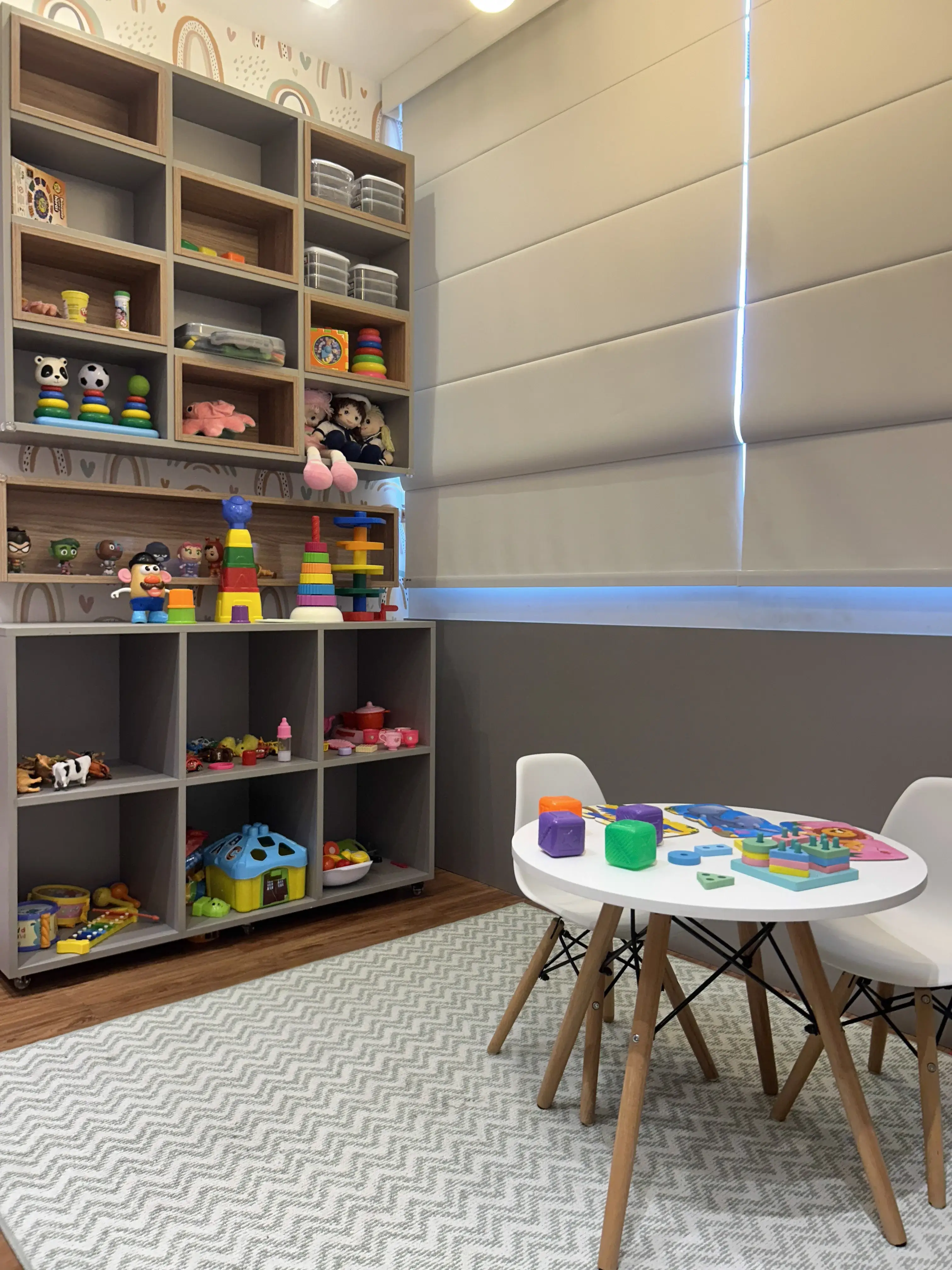 Ambiente infantil do consultório